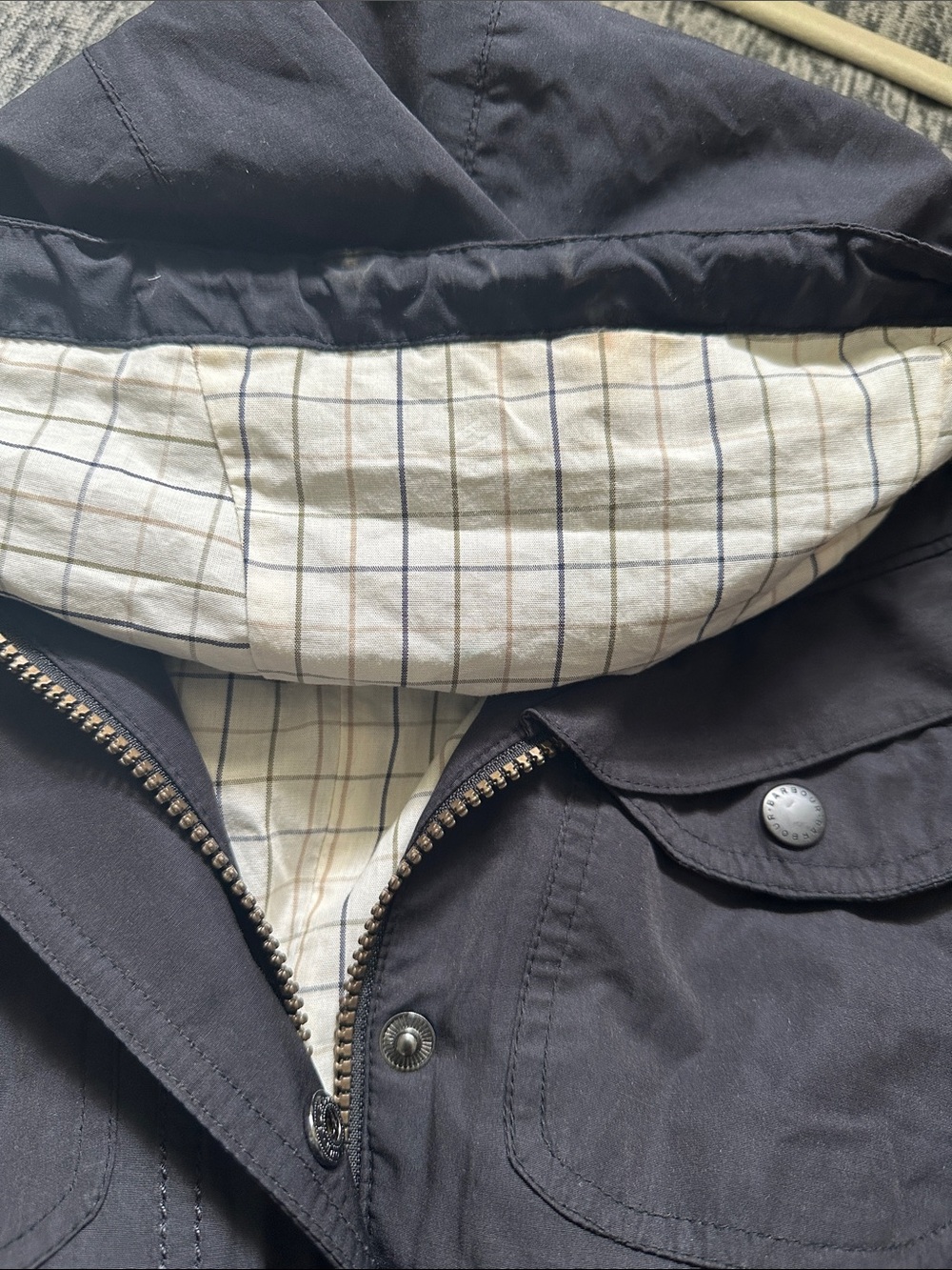 Barbour Black Jacket - US size 4, Euro 34 Good condition! - Picture 8 of 8
